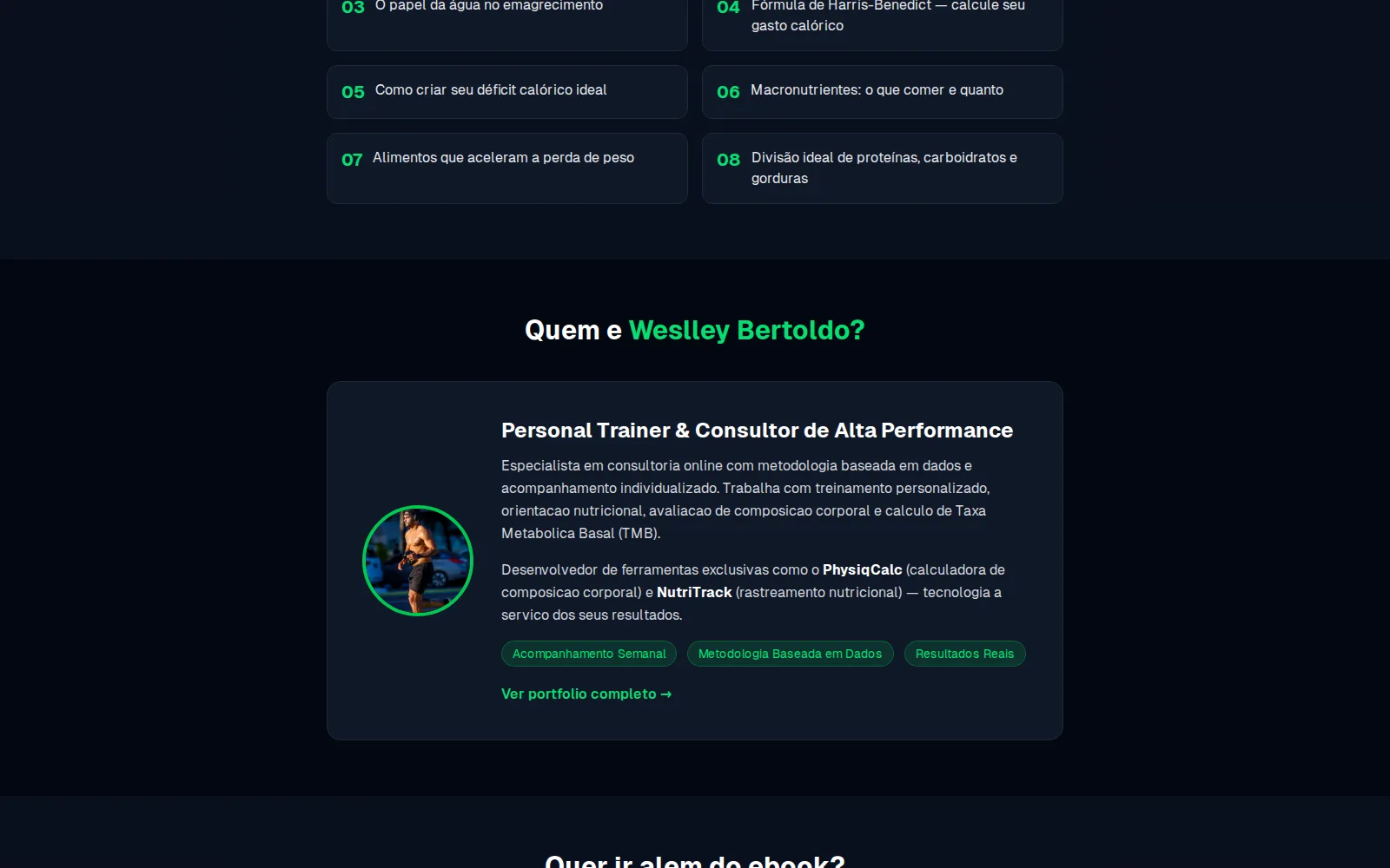 Conteúdo do ebook